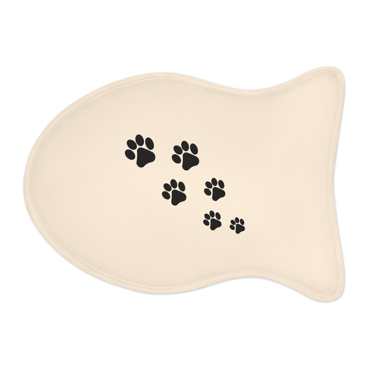 Dogs and Cats Footprints - Pet Feeding Mats - Pets Present Feeding Gift Animal Lovers Gifts Him Her Dog Cat Presents Animals