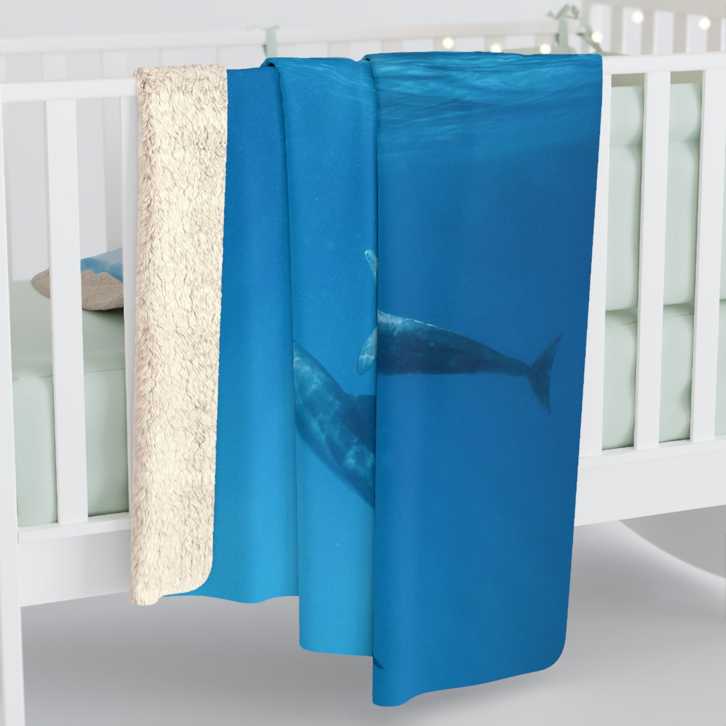 Dolphin Island Sherpa Fleece Blanket