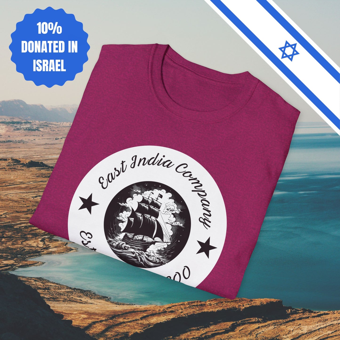 East India Company Established 1600 - Cotton Tee - Tshirts Clothing Old School Style Vintage Gift Present History - by Far Out Prints & Co.
