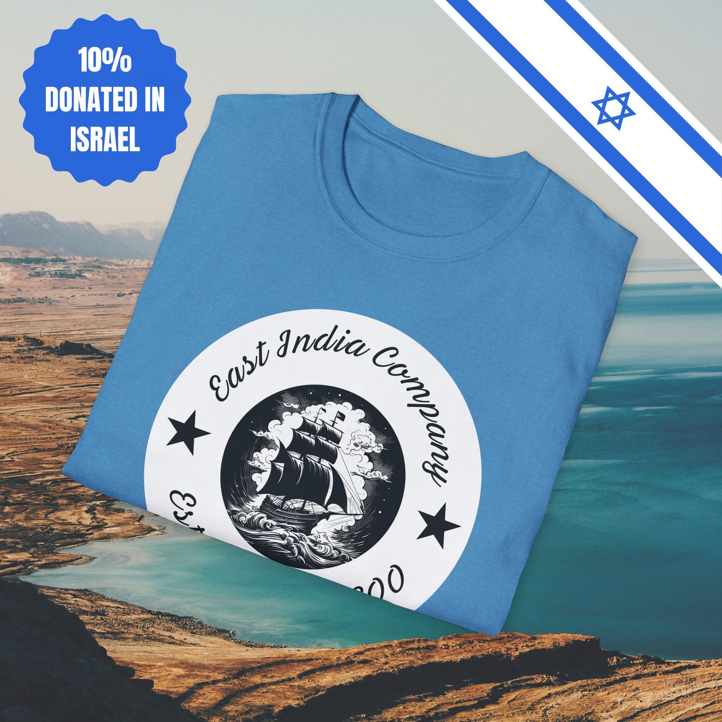 East India Company Established 1600 - Cotton Tee - Tshirts Clothing Old School Style Vintage Gift Present History - by Far Out Prints & Co.
