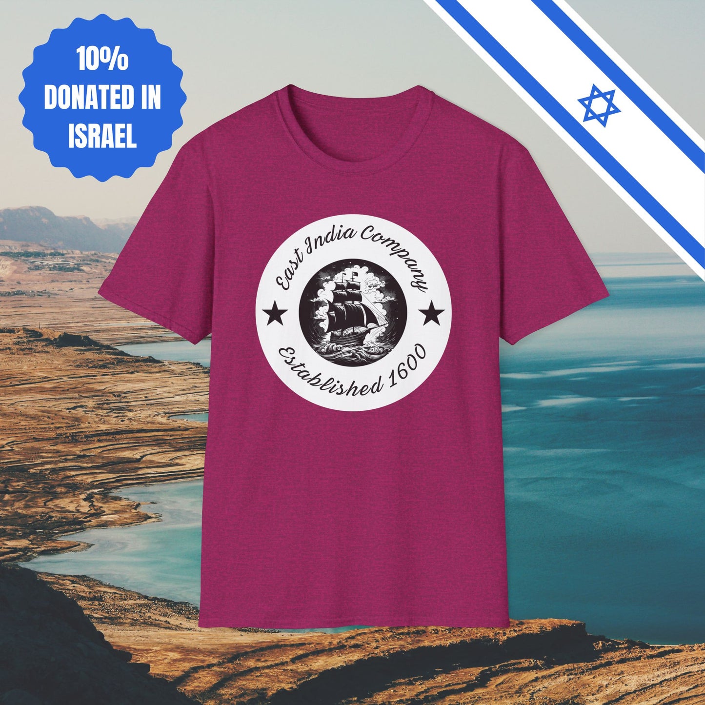East India Company Established 1600 - Cotton Tee - Tshirts Clothing Old School Style Vintage Gift Present History - by Far Out Prints & Co.