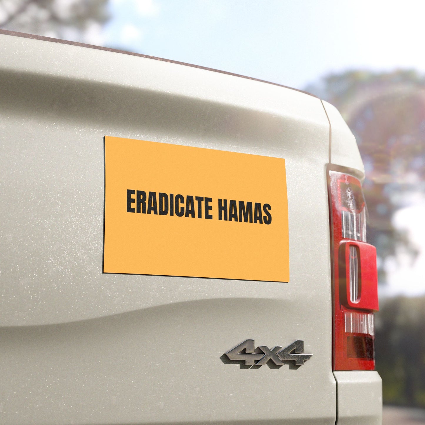 Eradicate Hamas Terror Organisation Car Magnet