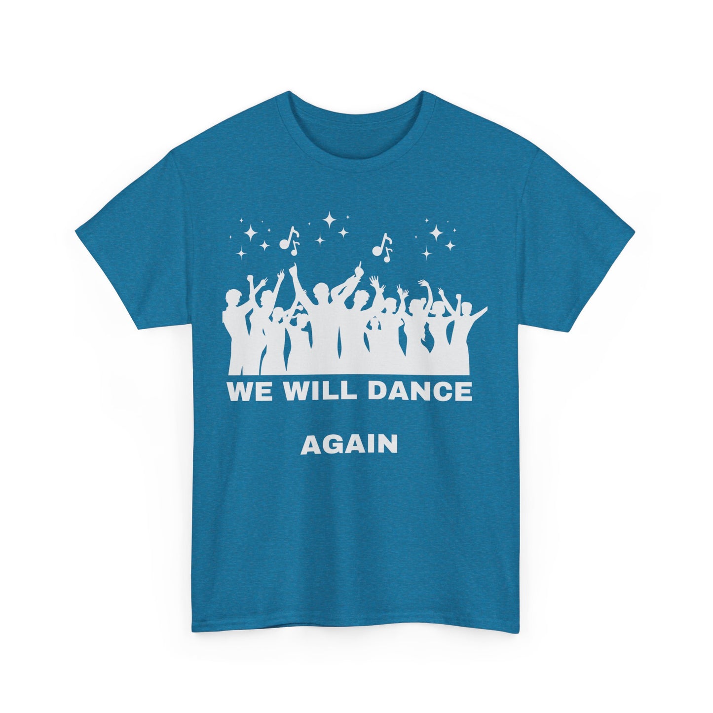 We Will Dance Again Tees - Israeli Jewish Judaism - Premium Unisex Heavy Cotton T-shirt - by Far Out Prints & Co.