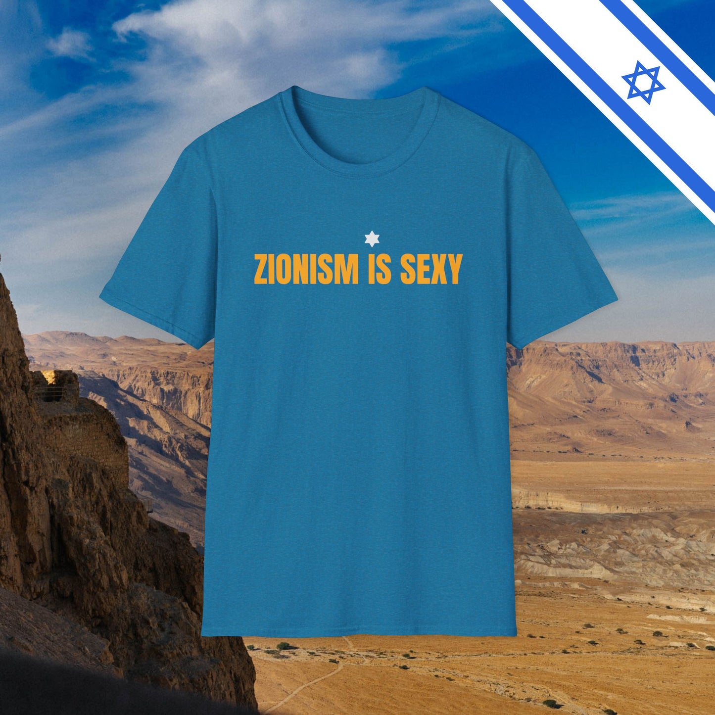 Zionism is Sexy - T-Shirt - Israel Israeli Jewish Judaism Zionist Bring Them Home - by Far Out Prints & Co.