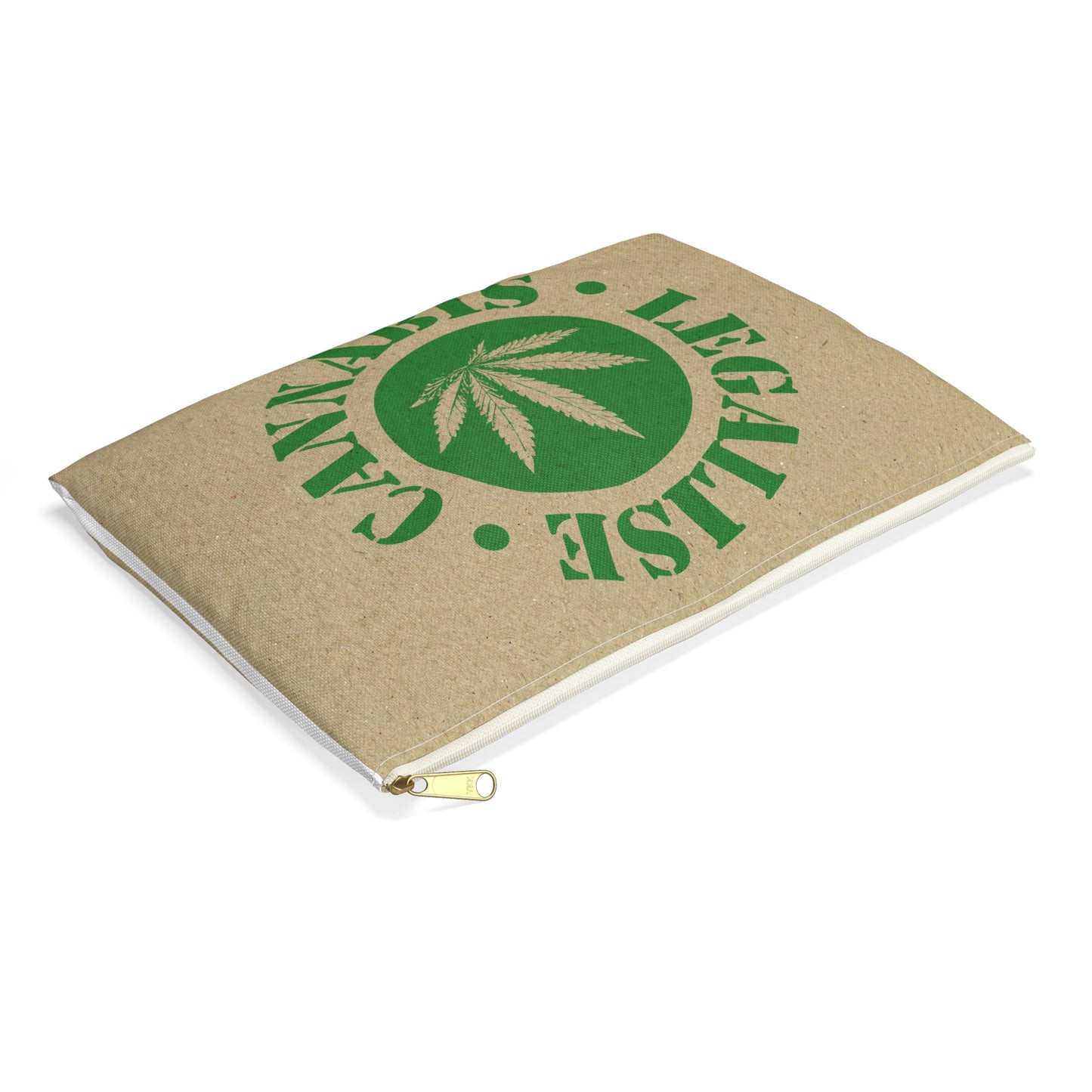 Legalise Cannabis - Accessory Pouch - Stoner Cannabis Weed Jewish Israeli Israel - by Far Out Prints & Co.
