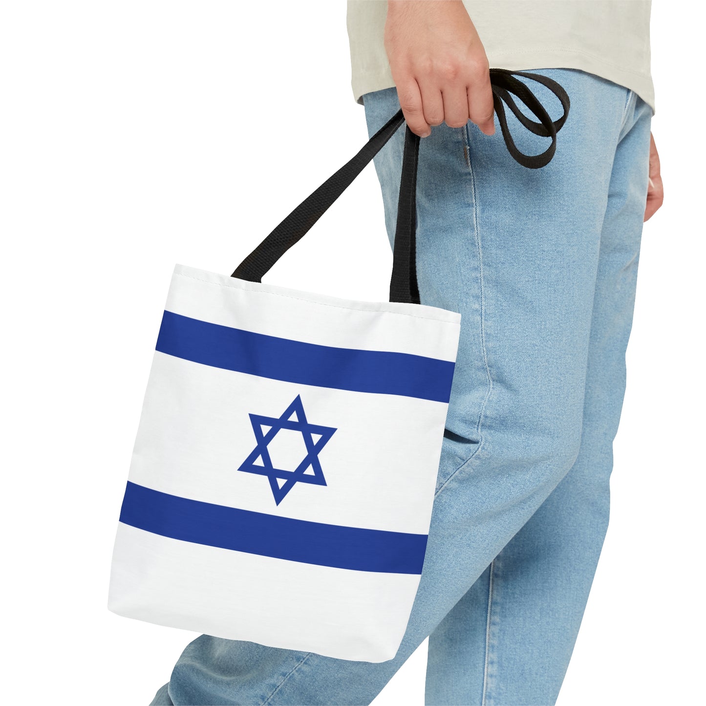 Israel Flag Tote Bag (AOP) by Far Out Prints & Co.