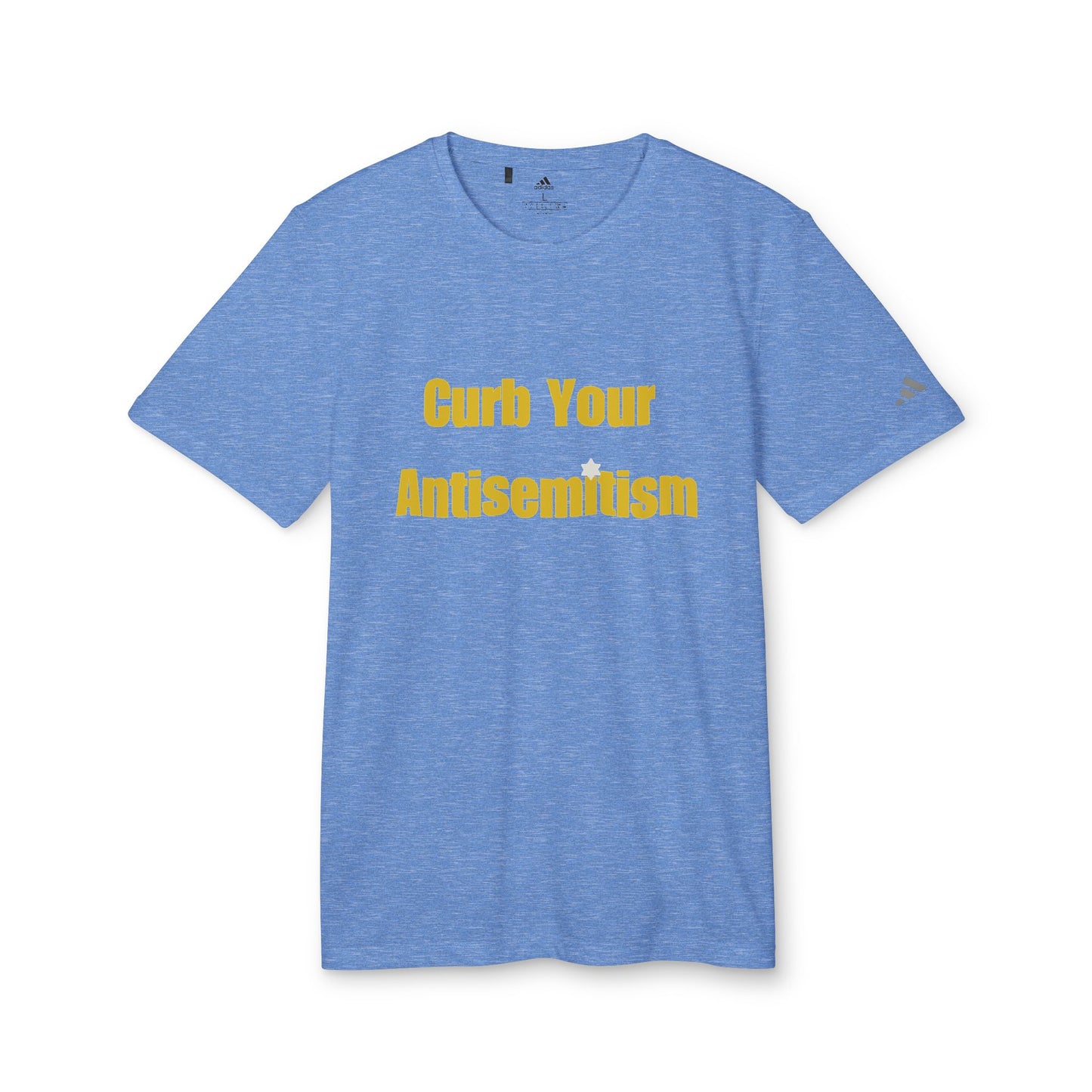 Curb Your Antisemitism Stand Against Hate Israel Shirt Tee Gift Present Jewish T Shirt Customized Unisex Sport T-Shirt Personalized Him Her