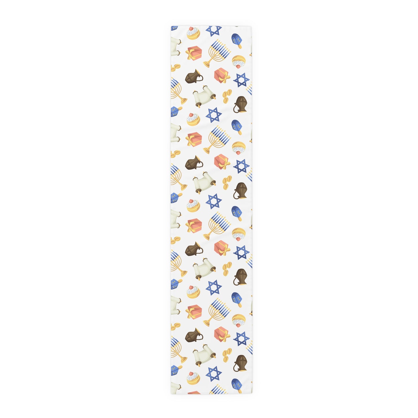 Hannukah Hanuka Hanukkah Chanukah Chanuka Chanukkah Channukah Chanukka 3 | Jewish Holiday Themed | Table Runner