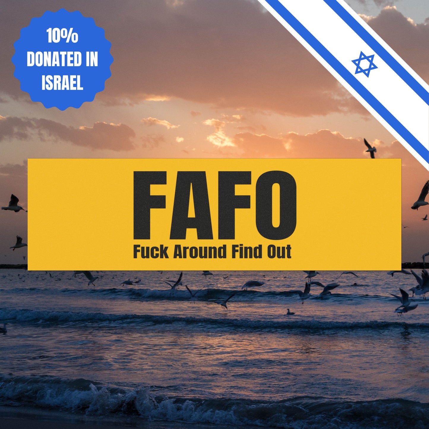FAFO Fuck Around Find Out Car Magnets Gift Magnet Present for Him or Her for Car Quote Removable Magnet