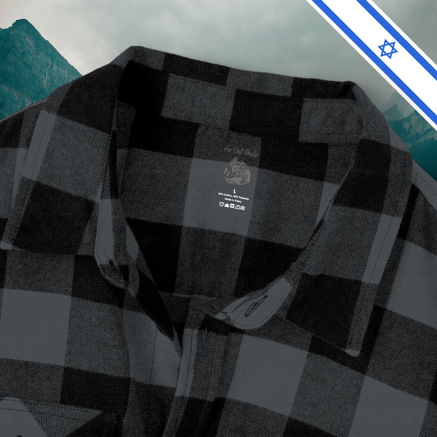 Flannel Shirt Far Out Prints Unisex Flannel Shirt Flannel Shirt Unisex Tee Flannel T-Shirt Gift Flannel Classic Present for Him or Her