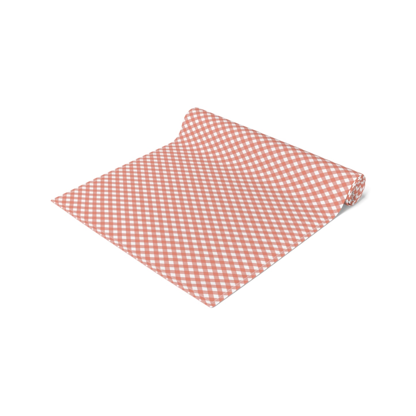 Gingham Checkered Classic Restaurant Style | Premium Table Runner | by Far Out Prints & Co.