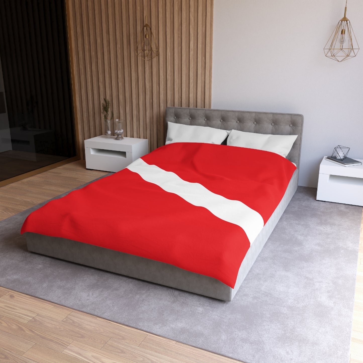 Diver Down Flag Microfiber Duvet Cover Scuba Diving Freediver Ocean Love Microfiber Duvet Cover Gift for Divers Him Her Present Ocean Lover