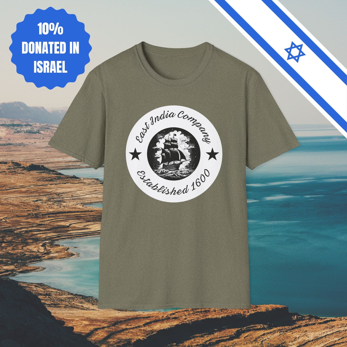 East India Company Established 1600 - Cotton Tee - Tshirts Clothing Old School Style Vintage Gift Present History - by Far Out Prints & Co.