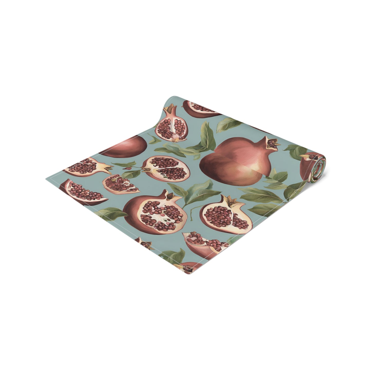 Rosh Hashanah Rosh HaShanah Rosh HaShana Rosh Ha-Shanah Pomegranate Jewish Table Runner Israel Israeli Hebrew Judaism Holiday Table Runner