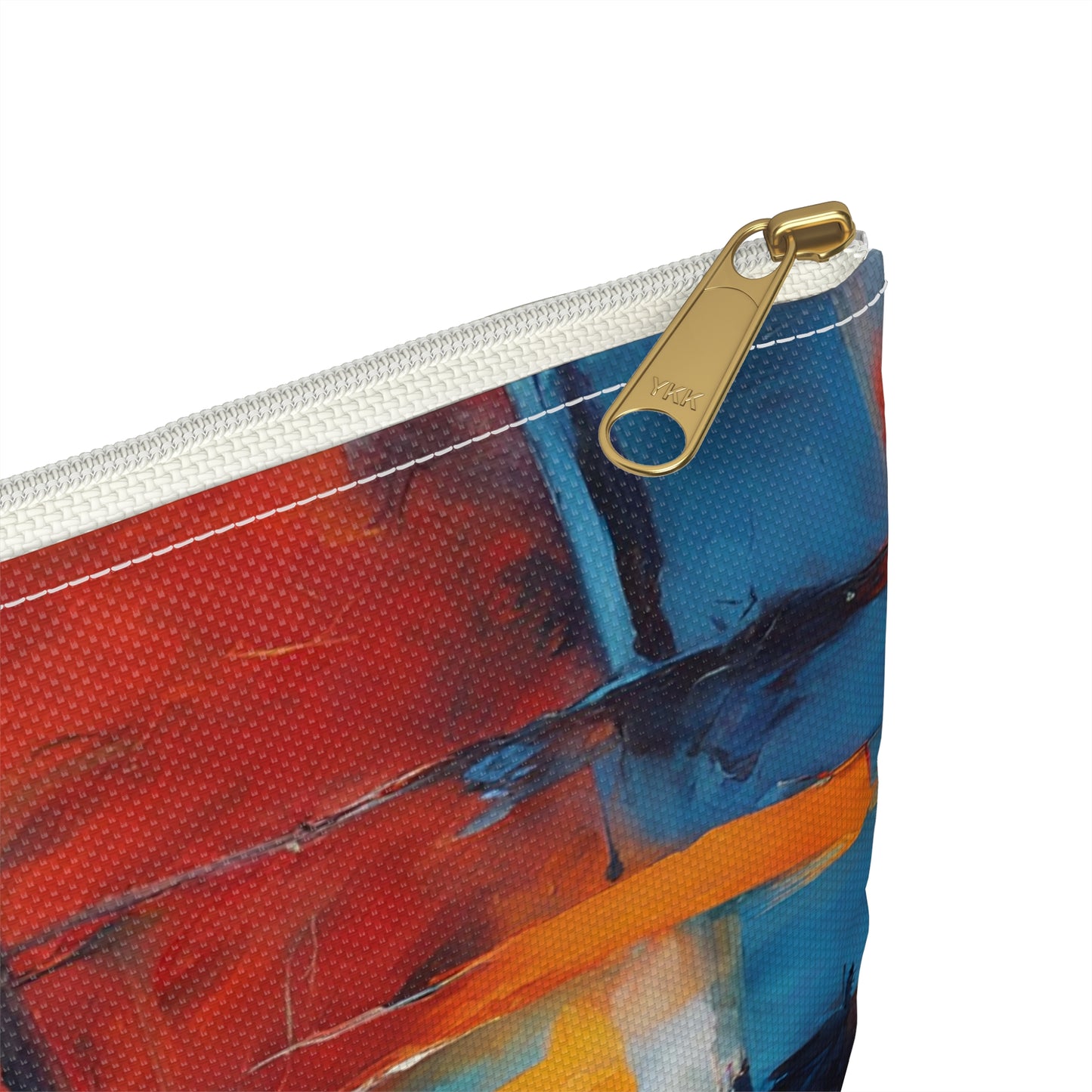 Acrylic Art Painting - Accessory Pouch - Judaism Jewish Israeli Israel - by Far Out Prints & Co.
