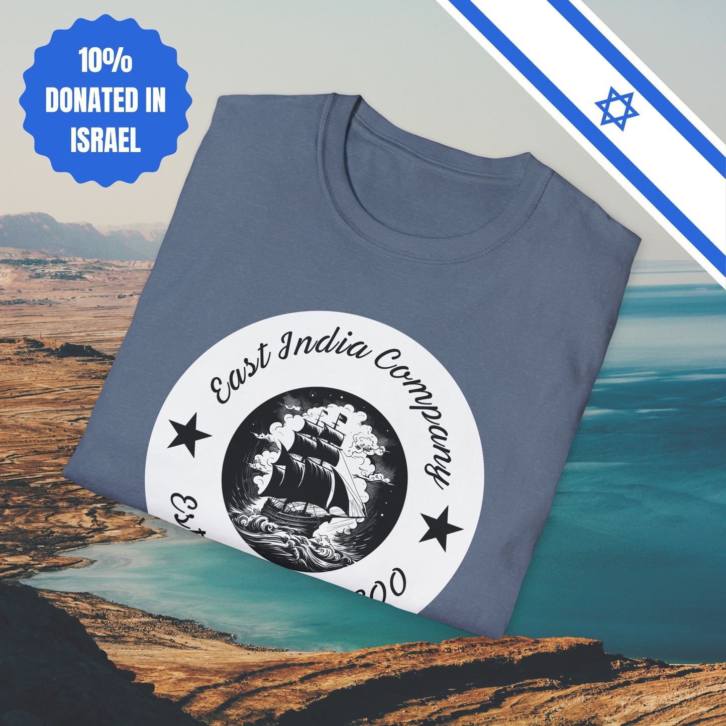 East India Company Established 1600 - Cotton Tee - Tshirts Clothing Old School Style Vintage Gift Present History - by Far Out Prints & Co.