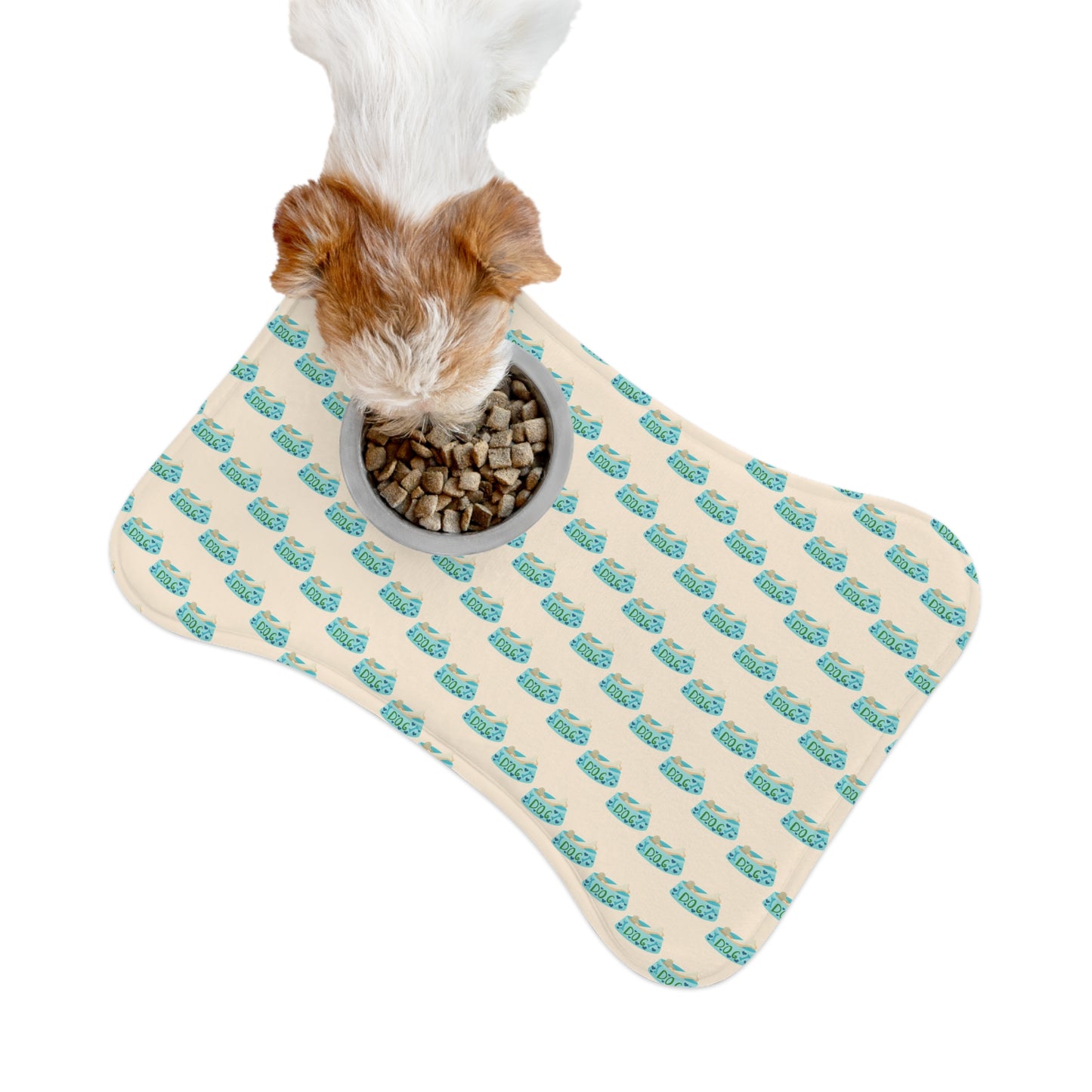 Dogs and Cats Bowls Pattern - Pet Feeding Mats - Pets Present Feeding Gift Animal Lovers Gifts Him Her Dog Cat Presents Animals