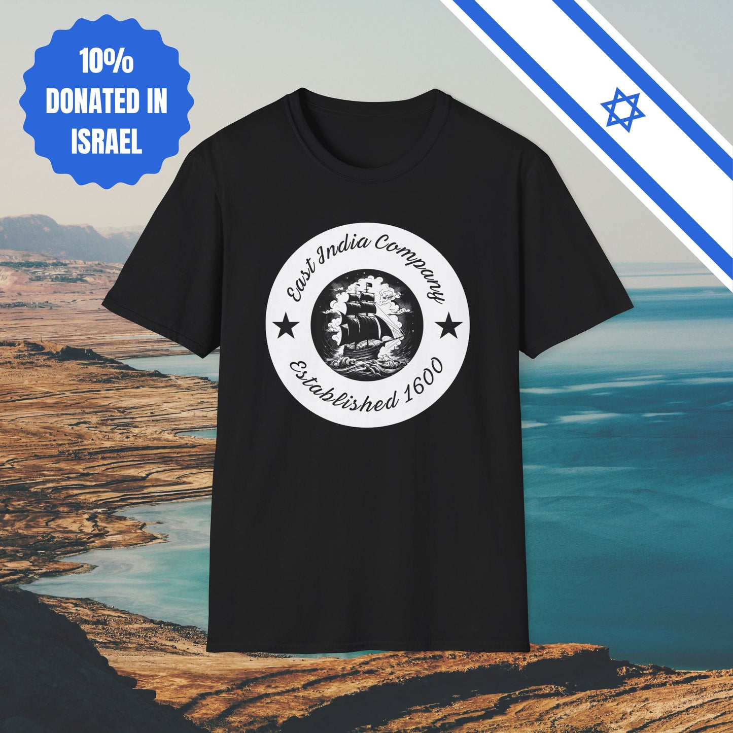 East India Company Established 1600 - Cotton Tee - Tshirts Clothing Old School Style Vintage Gift Present History - by Far Out Prints & Co.