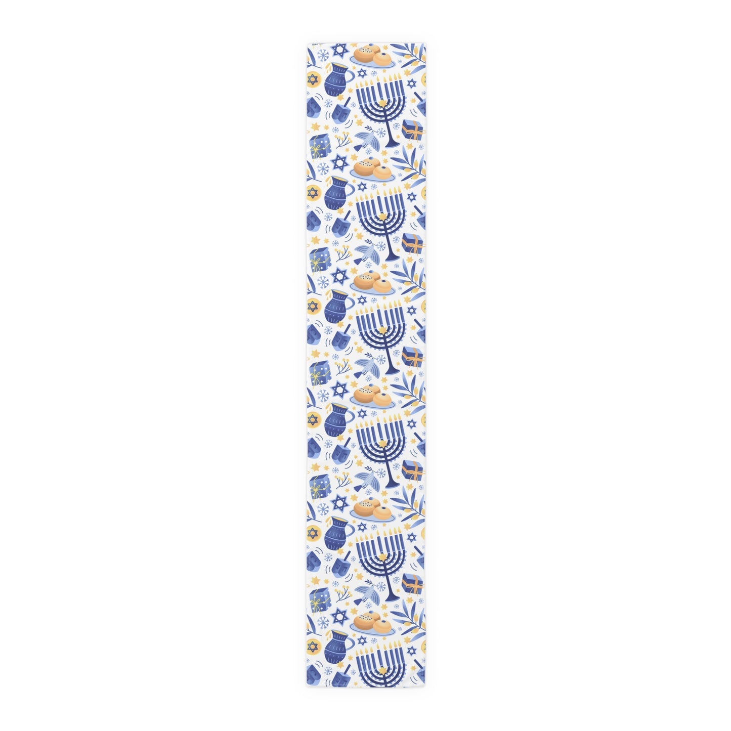 Hannukah Hanuka Hanukkah Chanukah Chanuka Chanukkah Channukah Chanukka | Jewish Holiday Themed | Table Runner