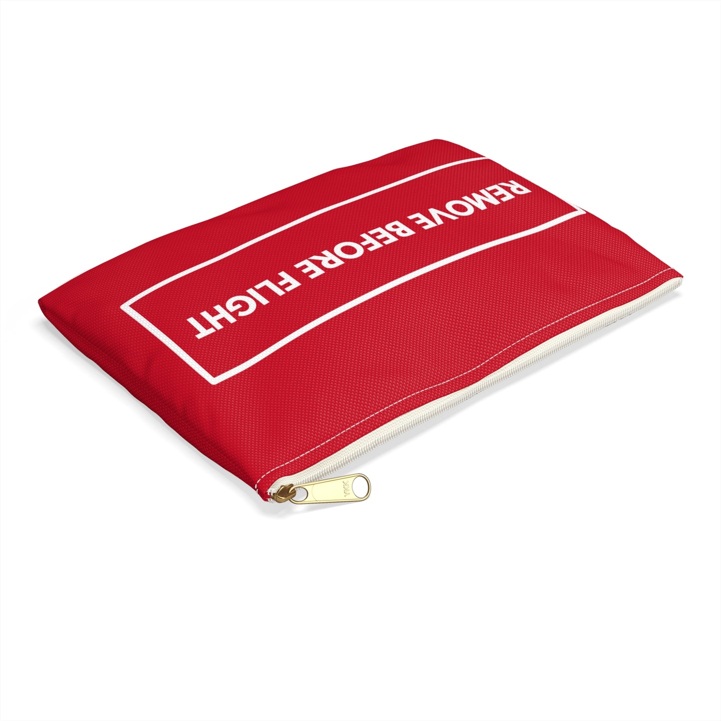 Remove Before Flight | Pilot Aviation Lovers | Travel Accessory Pouch | by Far Out Prints & Co.