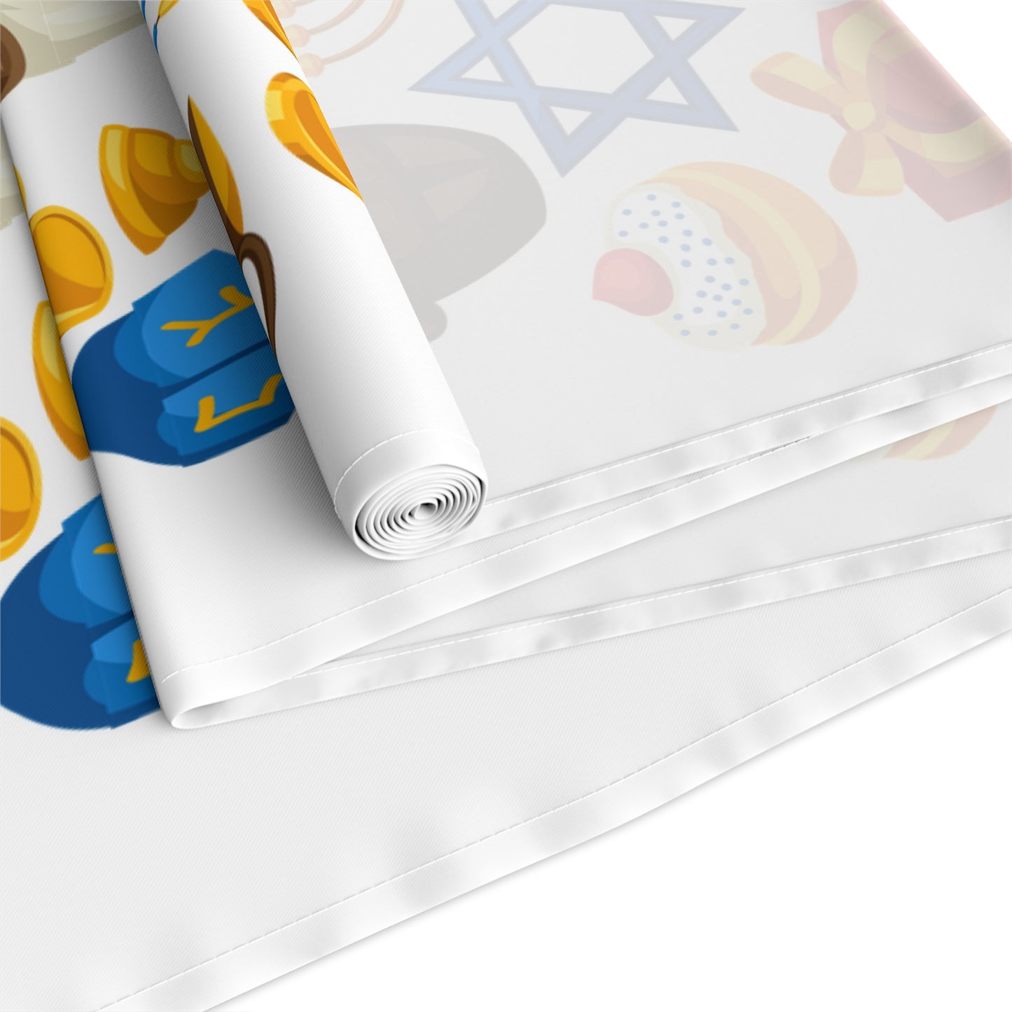 Hannukah Hanuka Hanukkah Chanukah Chanuka Chanukkah Channukah Chanukka 1 | Jewish Holiday Themed | Table Runner