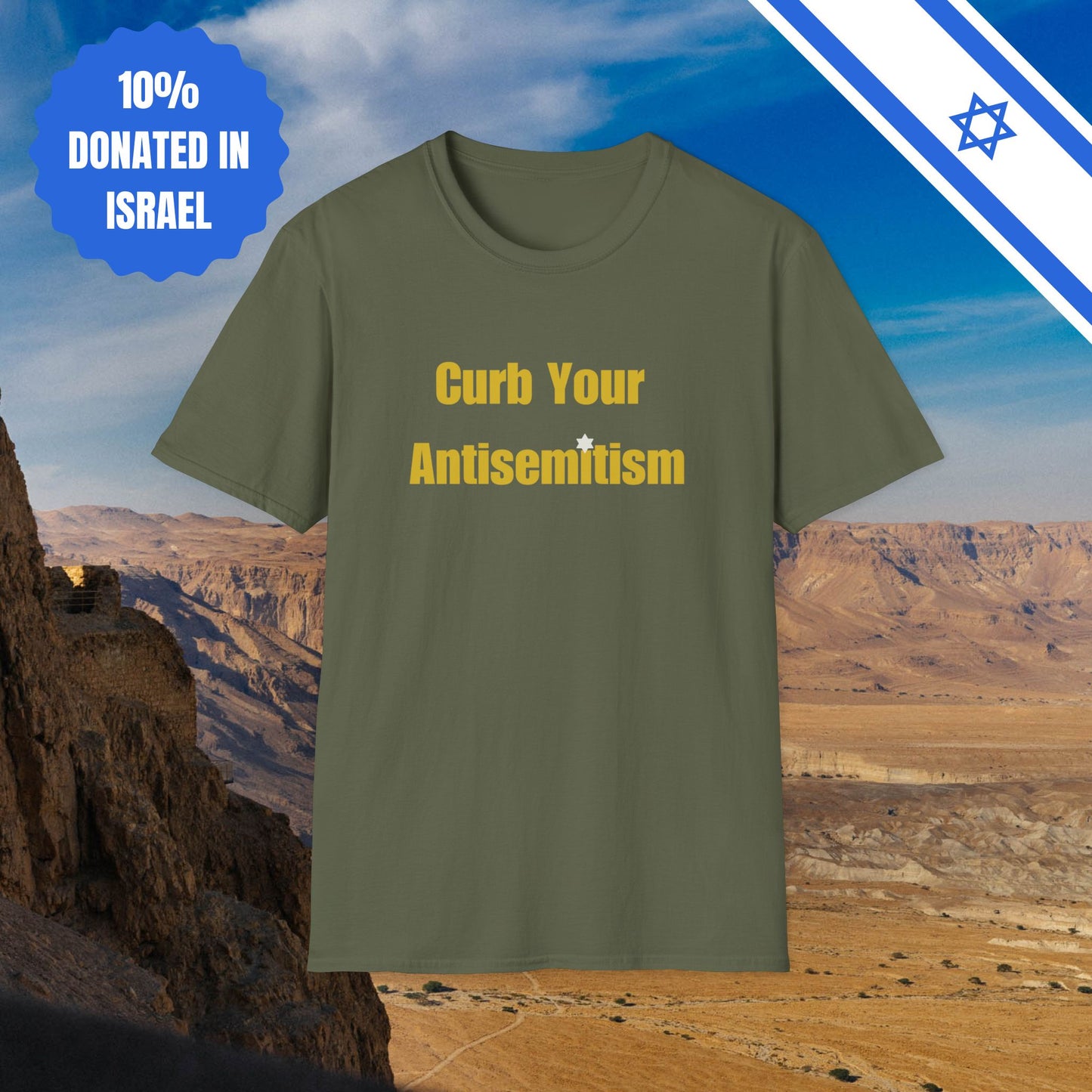 Curb Your Antisemitism Unisex Softstyle T-Shirt