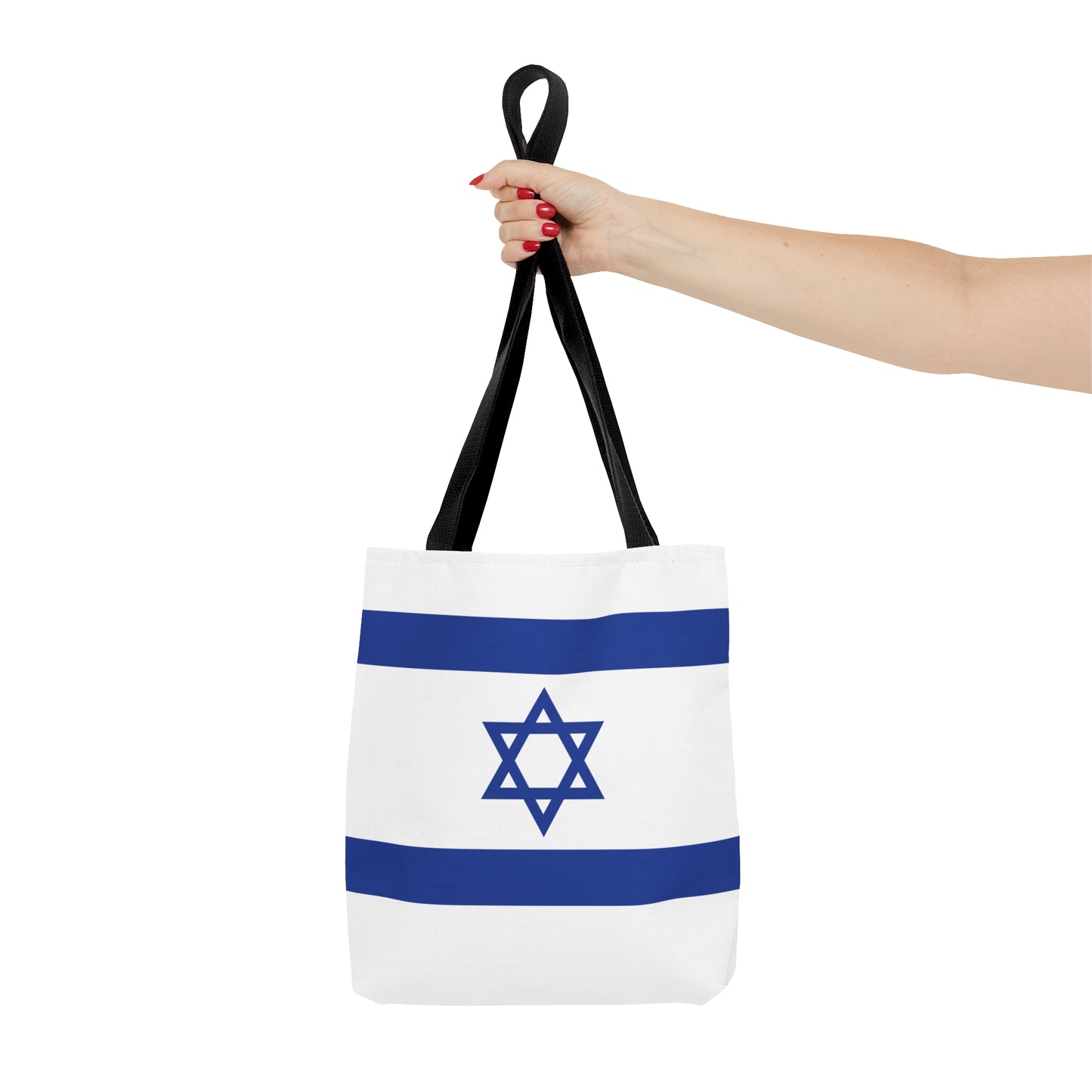 Israel Flag Tote Bag (AOP) by Far Out Prints & Co.
