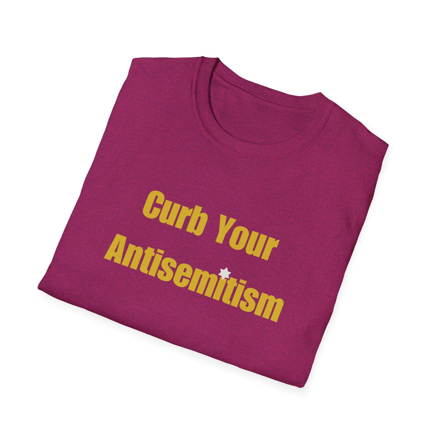 Curb Your Antisemitism Unisex Softstyle T-Shirt