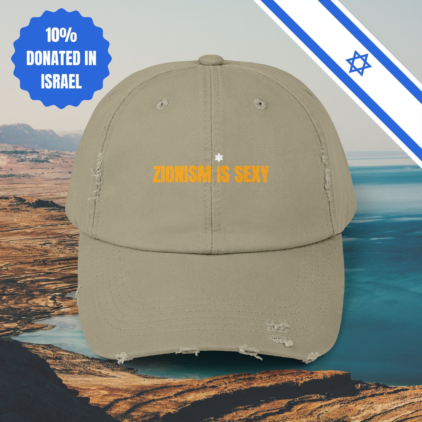 Zionism is Sexy Hat Distressed Cap Stand With Us United Zionism Zionist Judaism Gift Jewish Israel Present Israeli Uniform for Him Her Hat