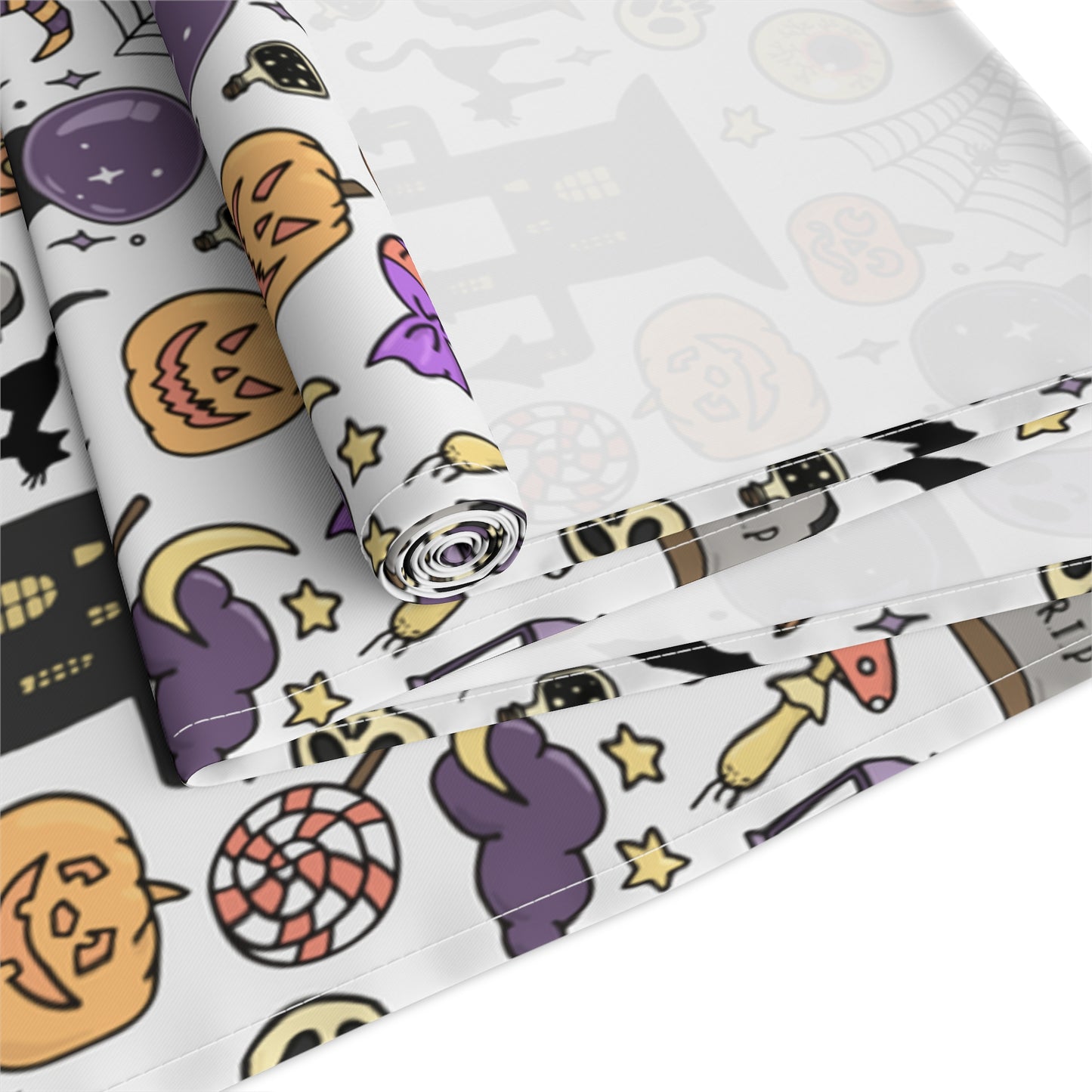 Halloween Decorations | Festive Holiday Themed Kitchen Dining Table Decor | Table Runner | Far Out Prints Co.