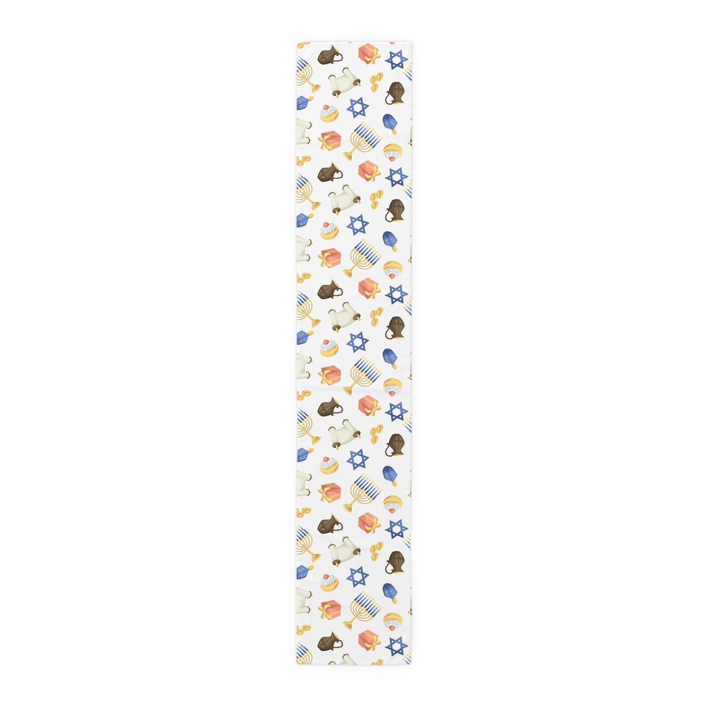 Hannukah Hanuka Hanukkah Chanukah Chanuka Chanukkah Channukah Chanukka 3 | Jewish Holiday Themed | Table Runner