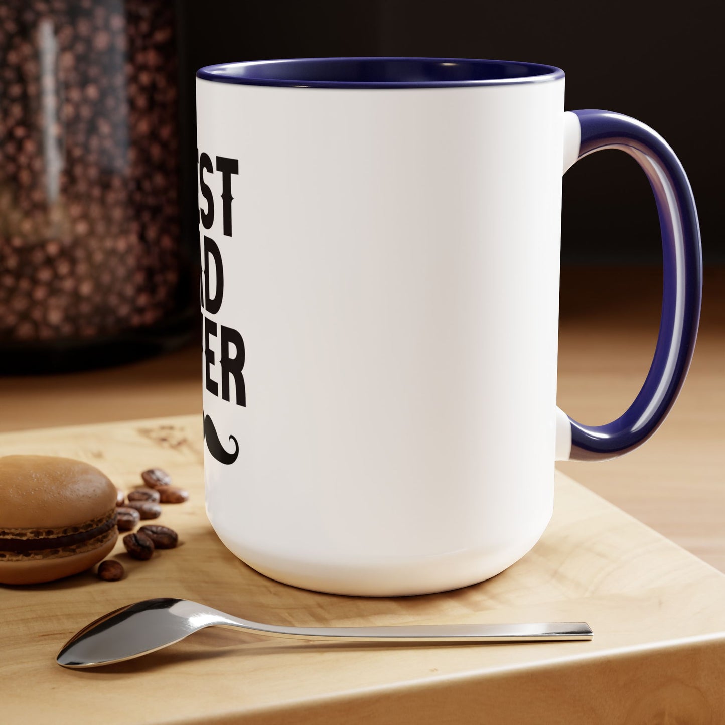 Best Dad Ever - 15oz Two-Tone Coffee Mugs - Funny Creative Mugs Fathers Day Gifts Birthday Husband Gift Him Her - Far Out Prints & Co.