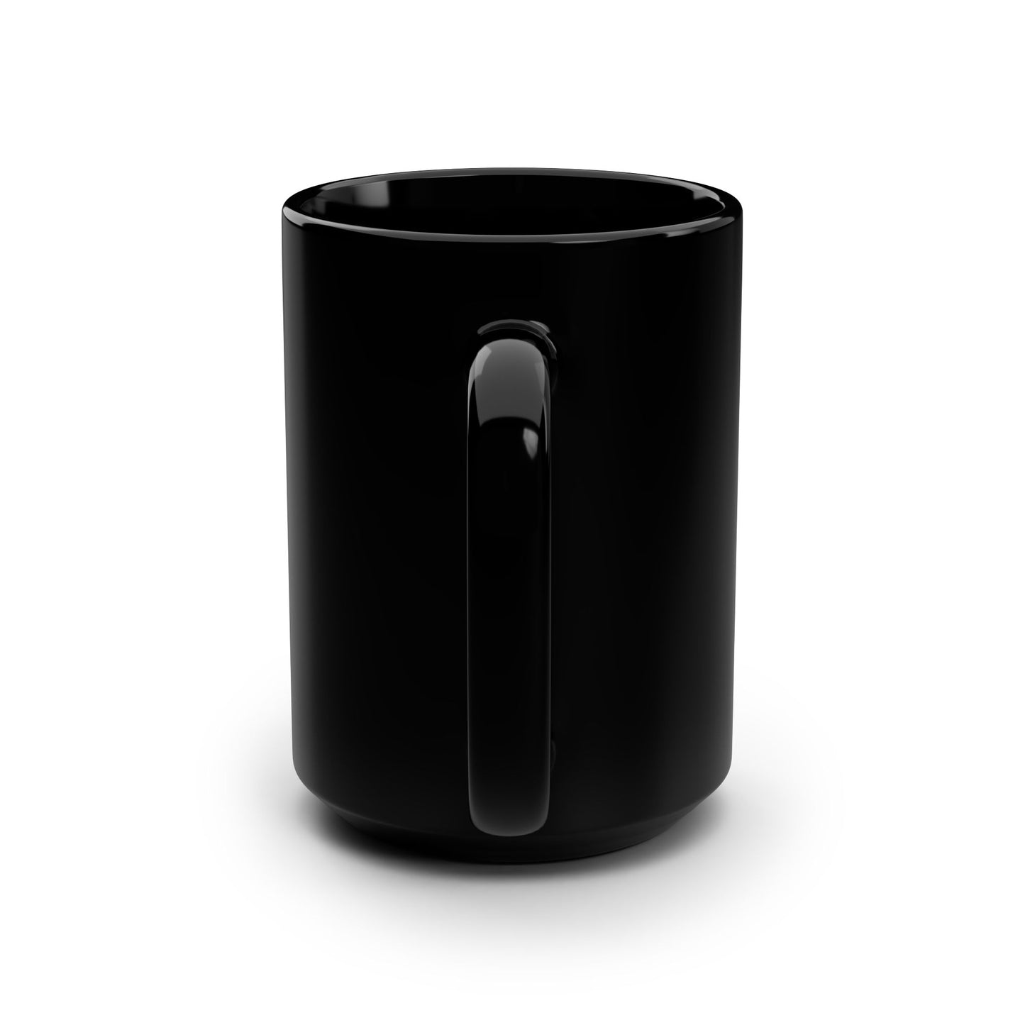 All You Need Is Coffee Cafe Bean Lover - Black Mug, 15oz - by Far Out Prints & Co.