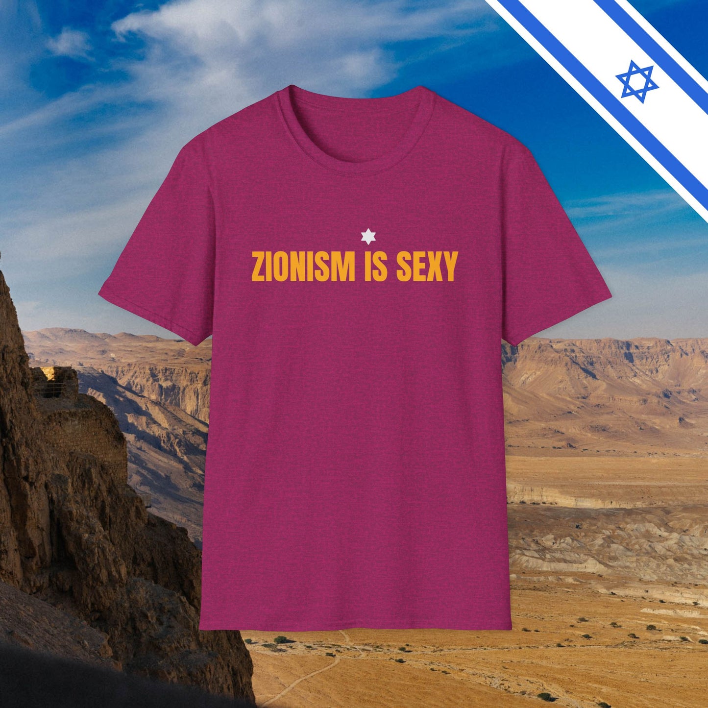 Zionism is Sexy - T-Shirt - Israel Israeli Jewish Judaism Zionist Bring Them Home - by Far Out Prints & Co.