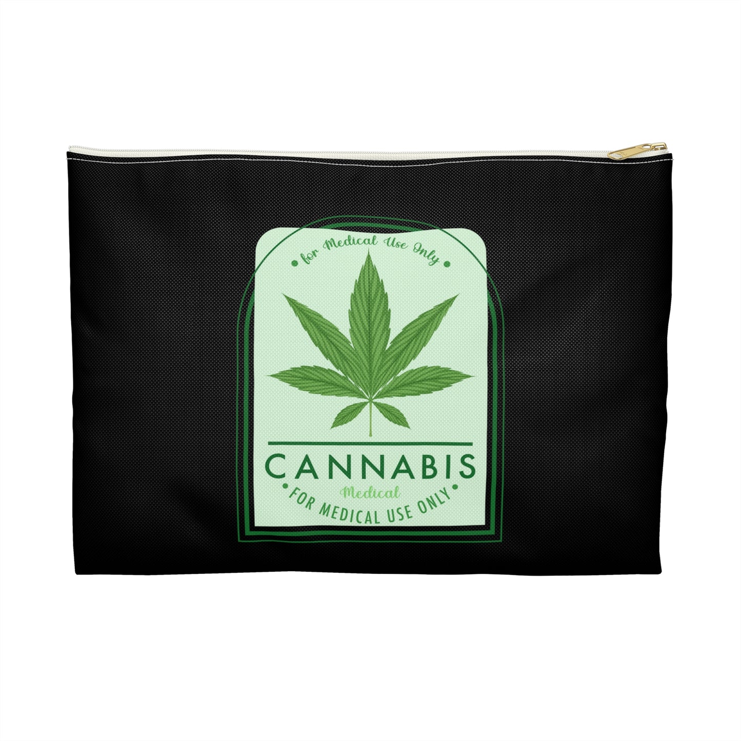 Medical Medicinal Use Only Stash Bag - Accessory Pouch Black - Stoner Cannabis Weed Jewish Israeli Israel