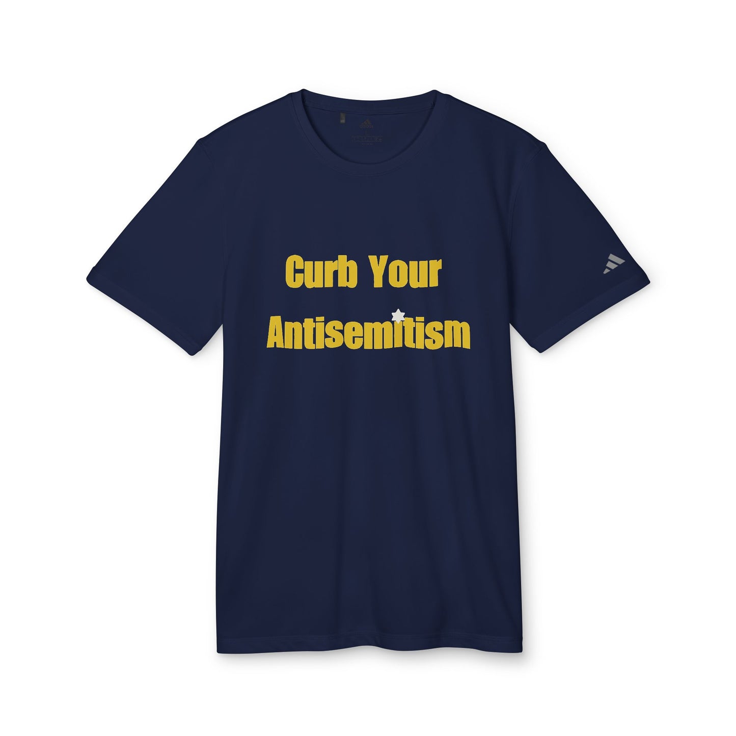 Curb Your Antisemitism Stand Against Hate Israel Shirt Tee Gift Present Jewish T Shirt Customized Unisex Sport T-Shirt Personalized Him Her