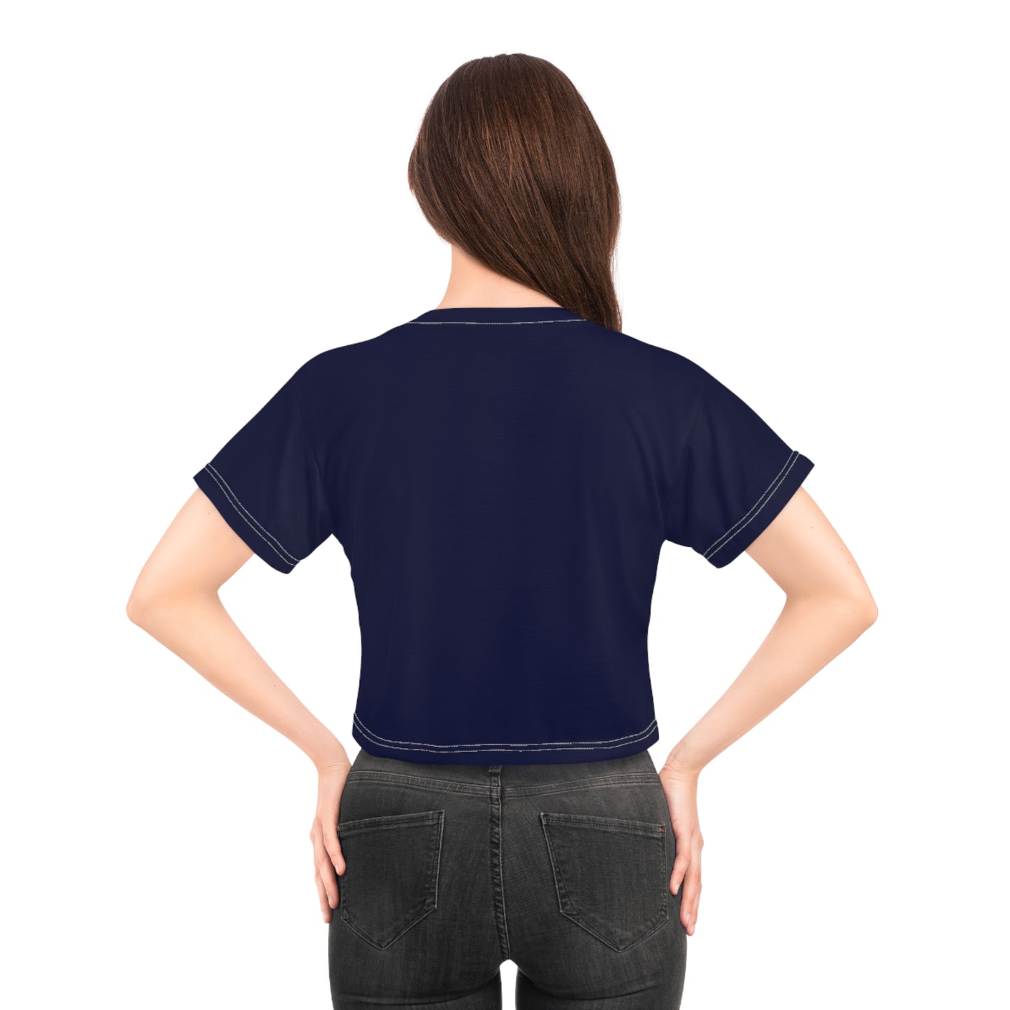 Curb Your Antisemitism Crop Top Tee - Stand Against Hate And Discrimination - Israel Israeli - by Far Out Prints & Co.