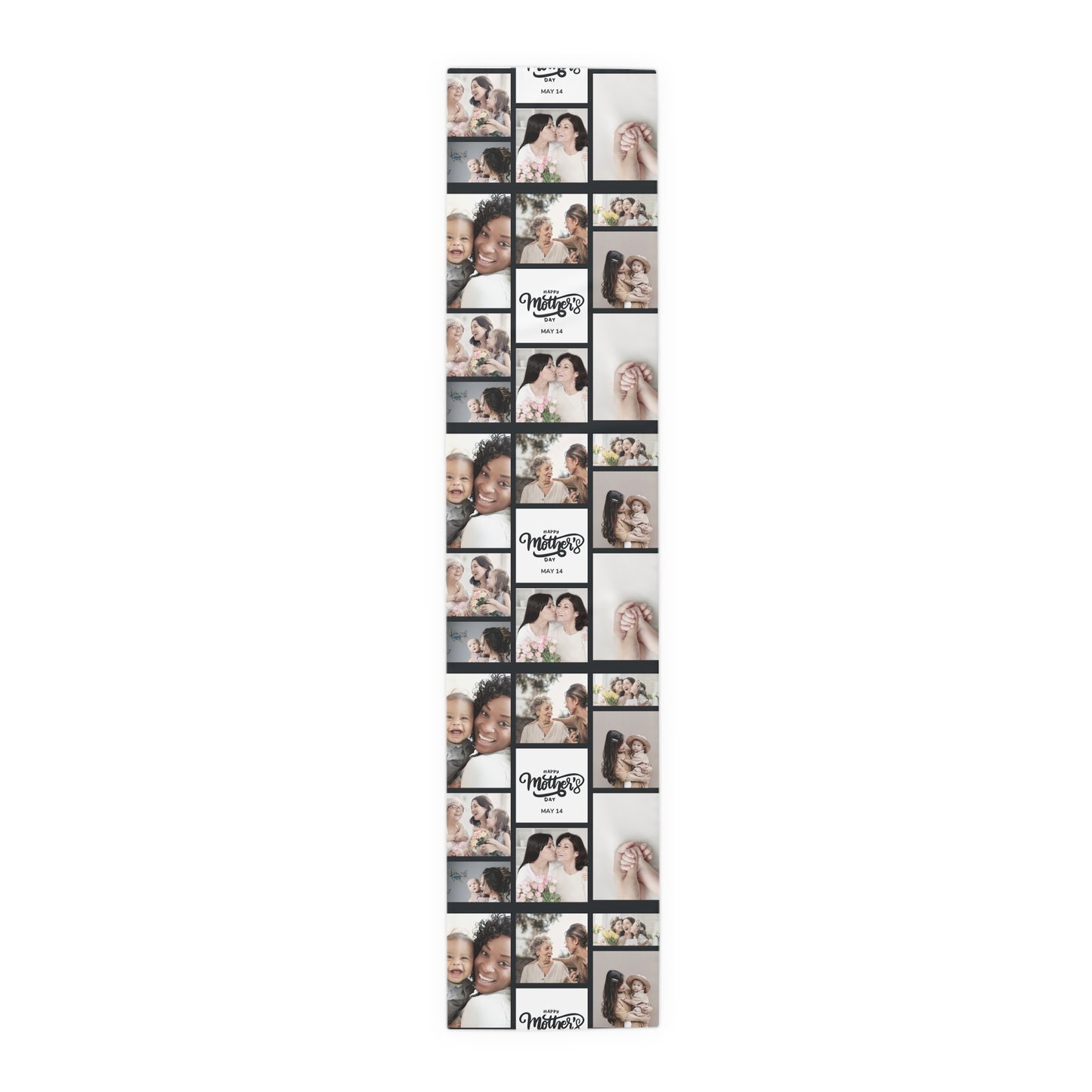 Custom Photo Collage Table Runner