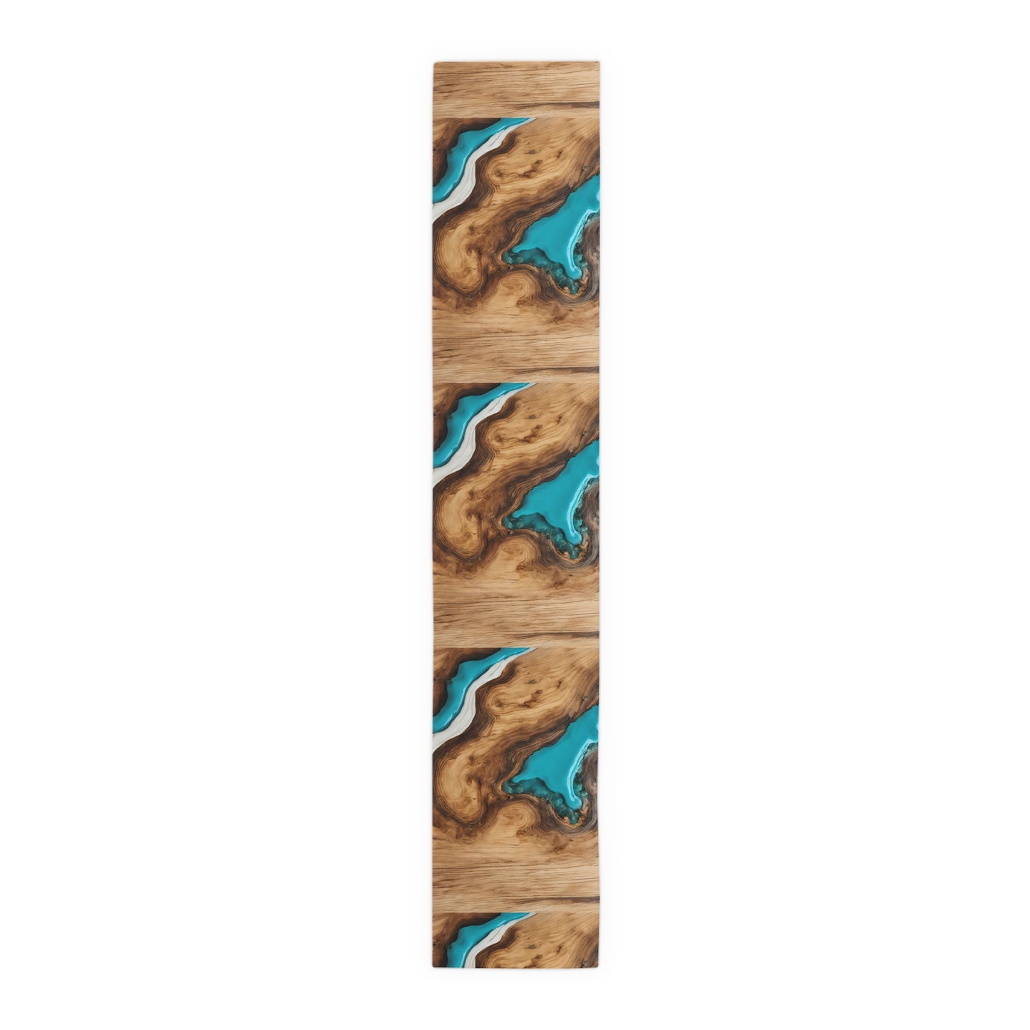 Wood Epoxy Resin Turqoise Design Table Runner Israel Israeli Judaism Judaica Jewish Gifts Presents Him Her | by Far Out Prints & Co.