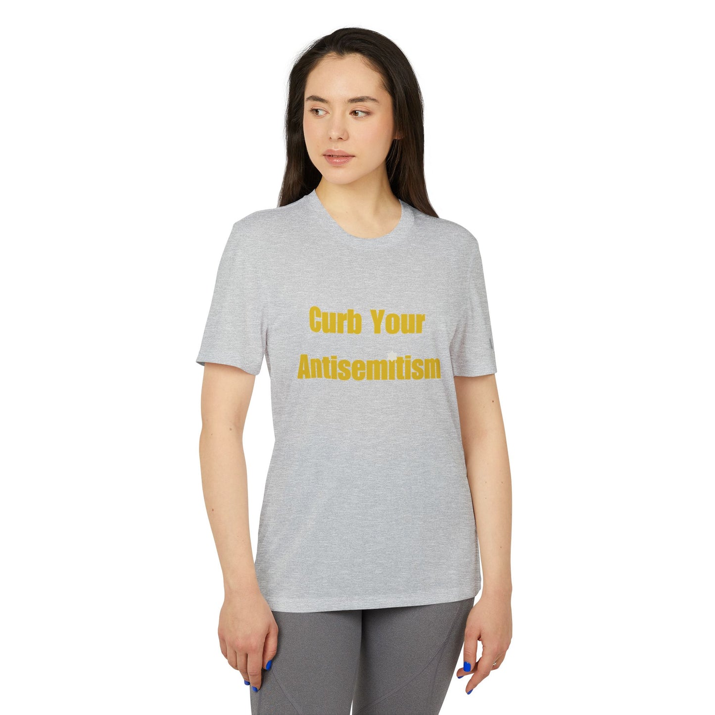 Curb Your Antisemitism Stand Against Hate Israel Shirt Tee Gift Present Jewish T Shirt Customized Unisex Sport T-Shirt Personalized Him Her
