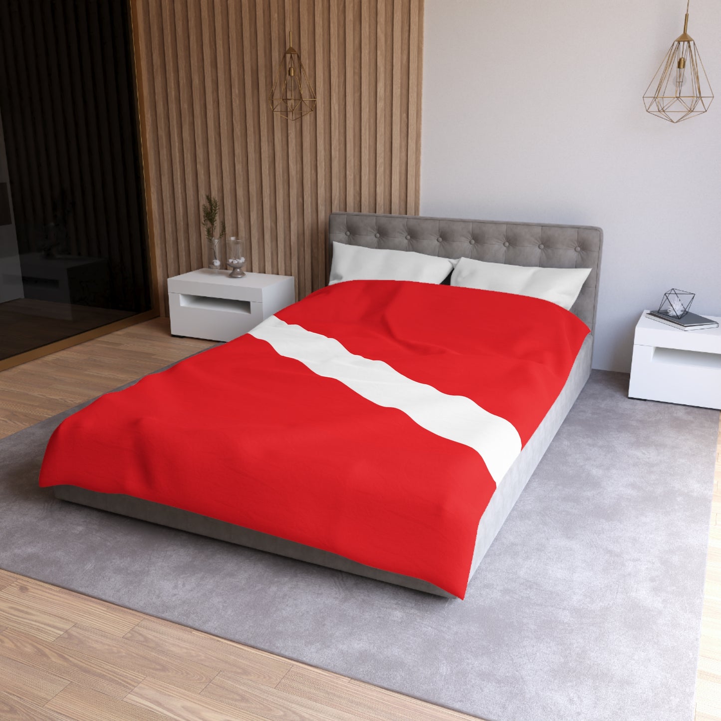 Diver Down Flag Microfiber Duvet Cover Scuba Diving Freediver Ocean Love Microfiber Duvet Cover Gift for Divers Him Her Present Ocean Lover