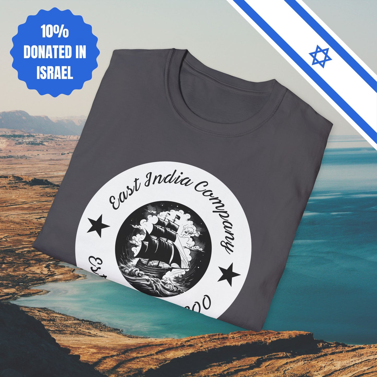 East India Company Established 1600 - Cotton Tee - Tshirts Clothing Old School Style Vintage Gift Present History - by Far Out Prints & Co.
