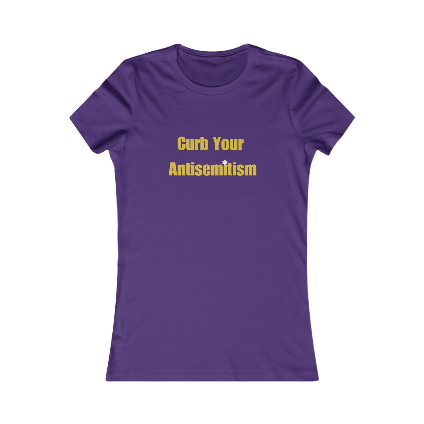 Curb Your Antisemitism Women's Tee