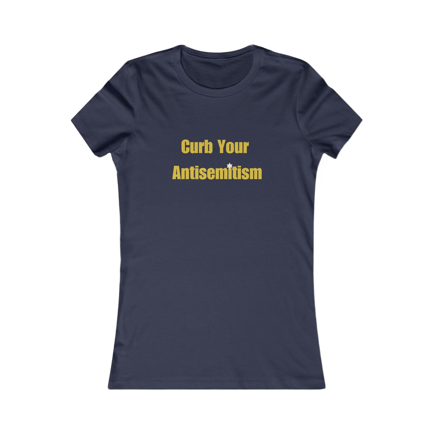 Curb Your Antisemitism Women's Tee