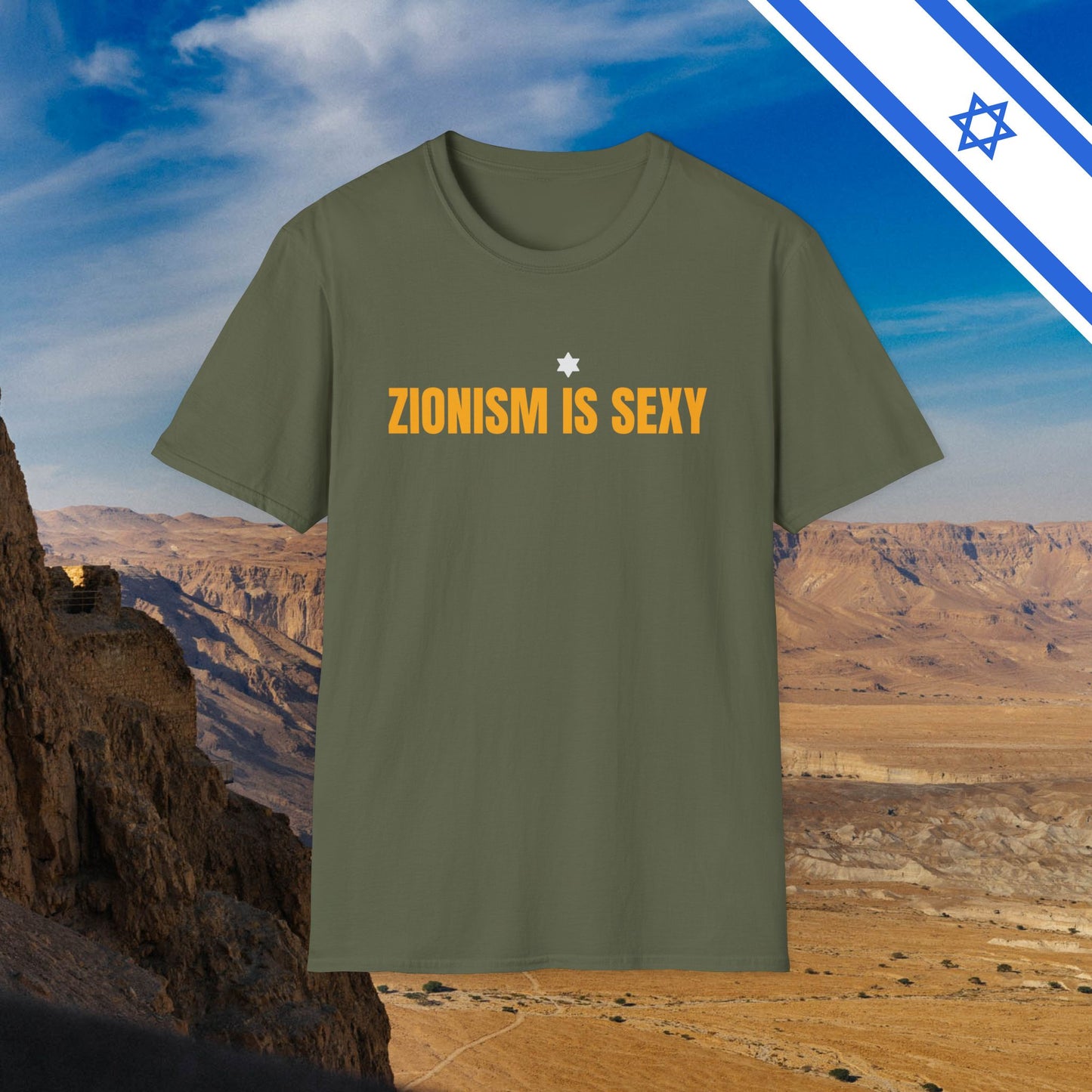 Zionism is Sexy - T-Shirt - Israel Israeli Jewish Judaism Zionist Bring Them Home - by Far Out Prints & Co.