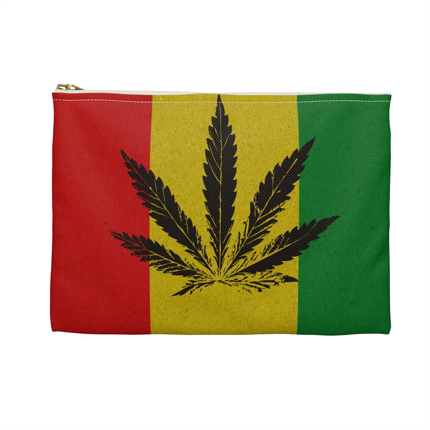 Rastafarian Marijuana - Accessory Pouch - Stoner Cannabis Weed Jewish Israeli Israel - by Far Out Prints & Co.