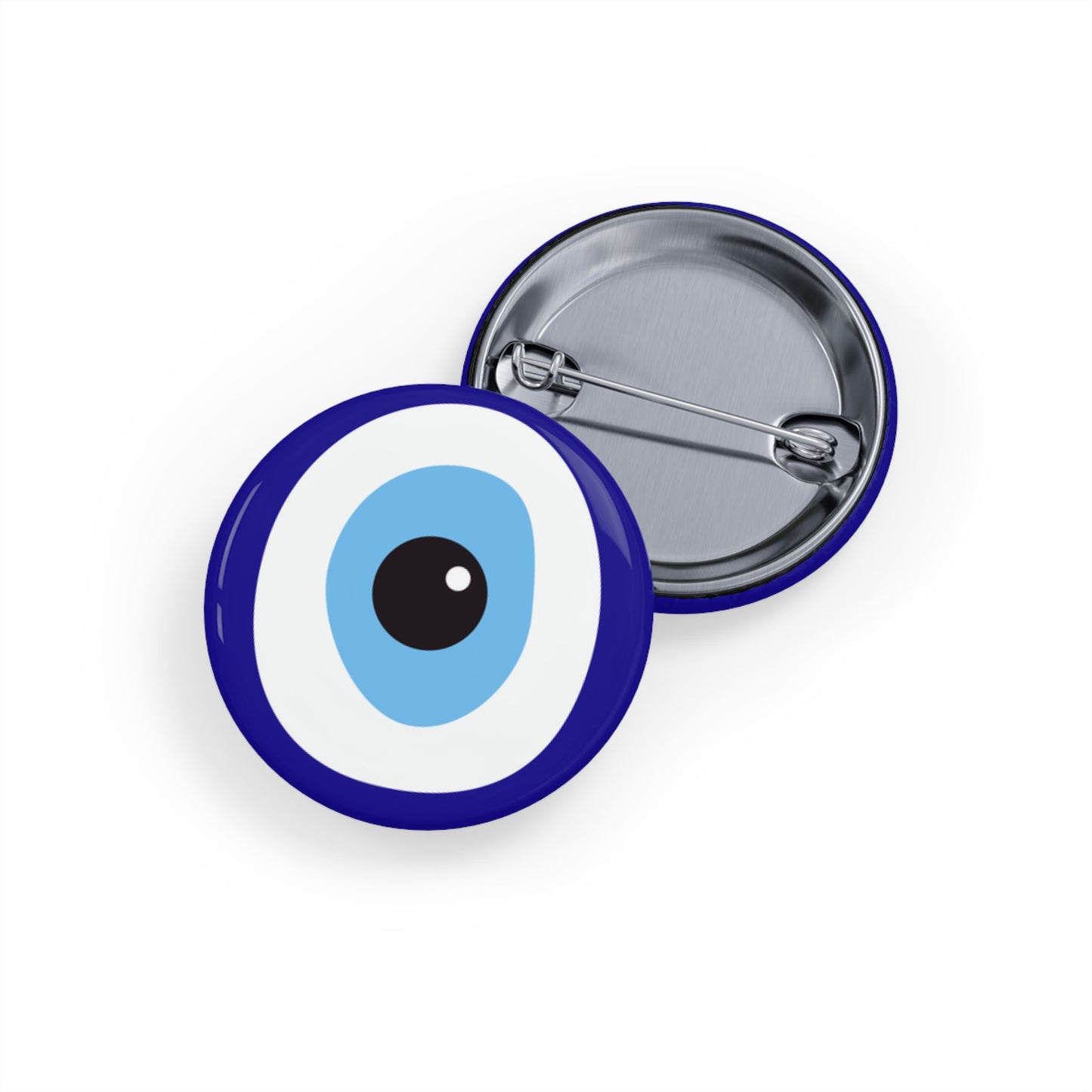 Ayin Hara Against Evil Eye Protection Pin Button Jewish Pins Judaica Judaism Art Bag Accessories Stand With Israel