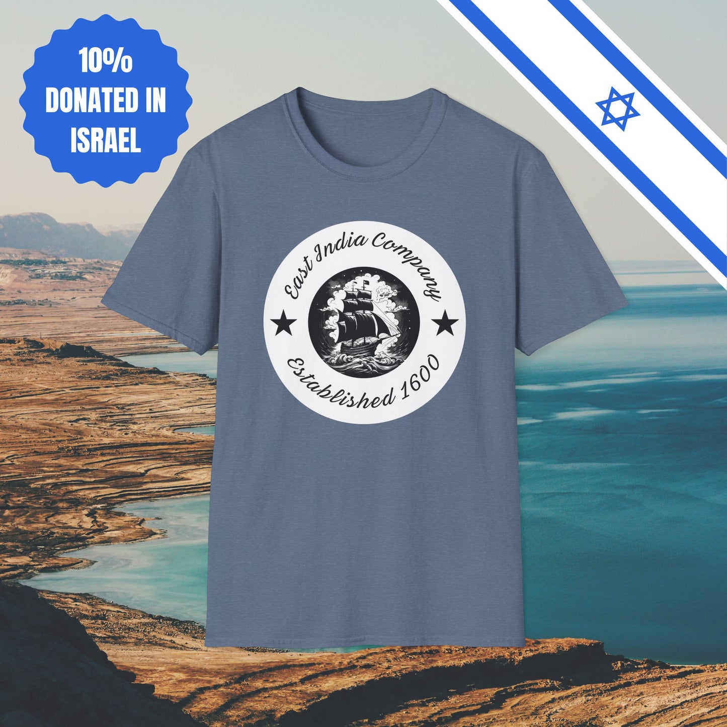 East India Company Established 1600 - Cotton Tee - Tshirts Clothing Old School Style Vintage Gift Present History - by Far Out Prints & Co.
