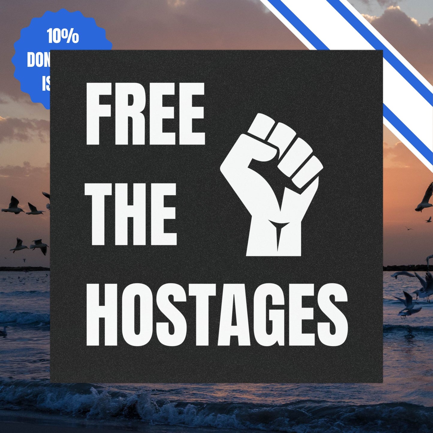 Free The Hostages Magnets Bring Them Home Now