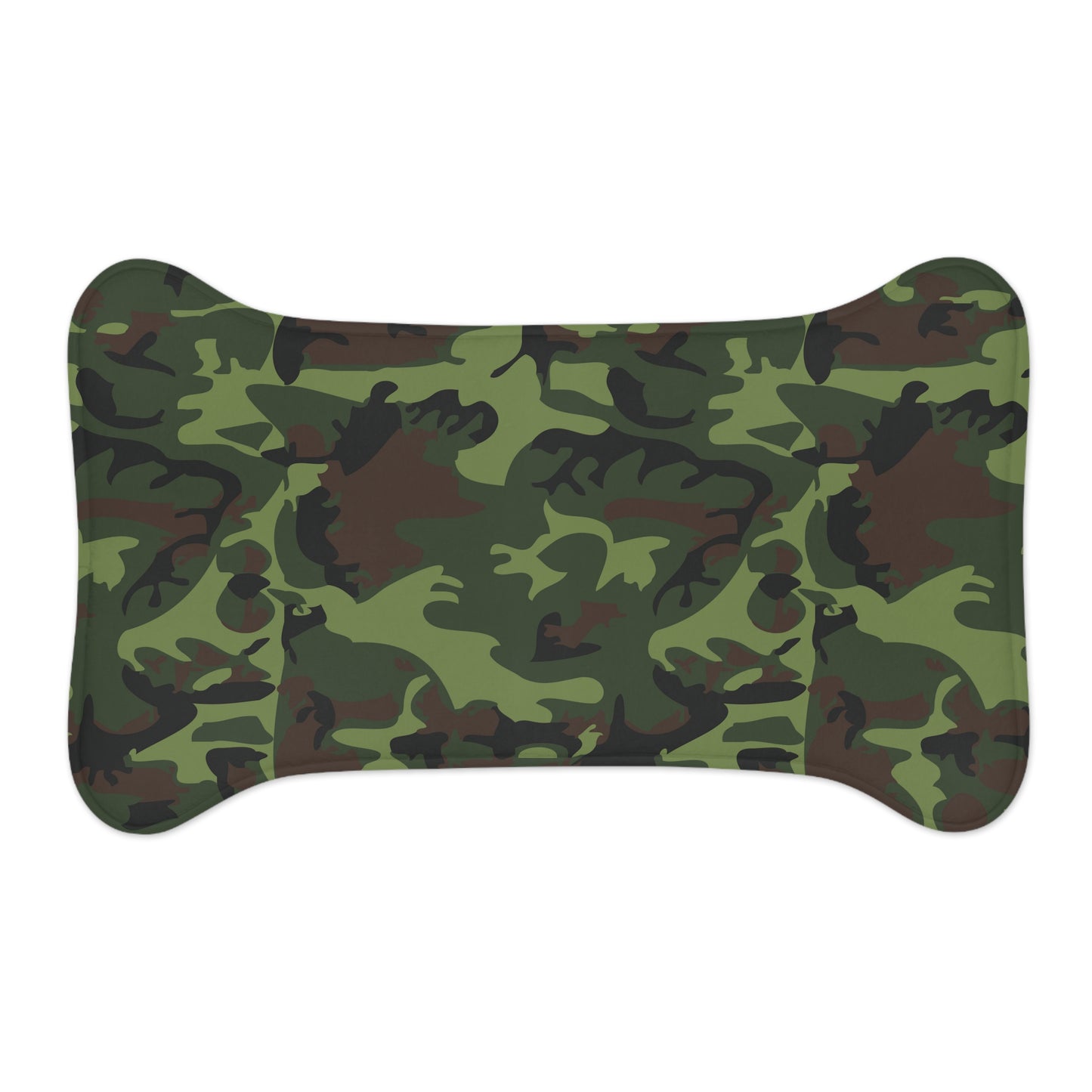 Army Military Uniform Cameo - Pet Feeding Mats - Jewish Israeli Judaica Israel Hebrew Gifts Him Her Dog Cat Presents by Far Out Prints & Co.